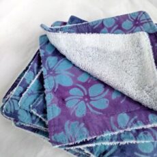 Bright colorful make-up pads.